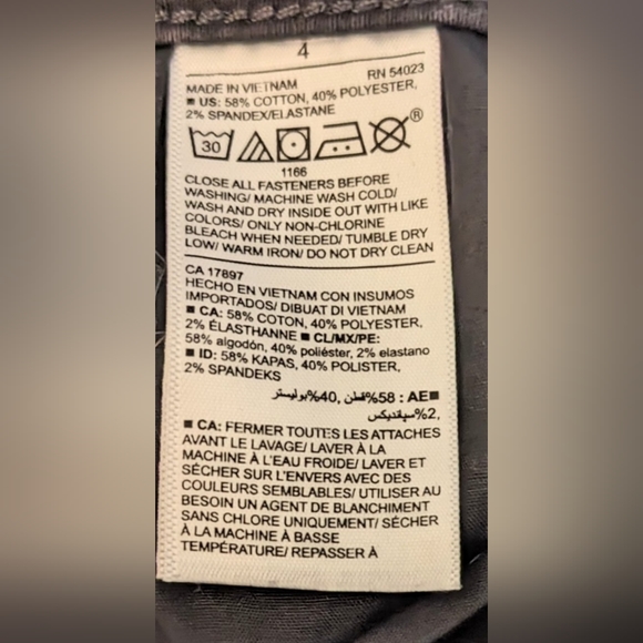 🧭Old Navy "Rock Star" Super Skinny Mid-Rise Jeans in "Black Jack" Color - Picture 9 of 9